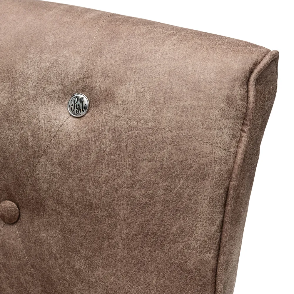 La Scala spisestuestol med armlæn -camel