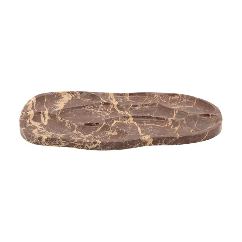 Ishi small 40x28x2,5 cm marmor rød