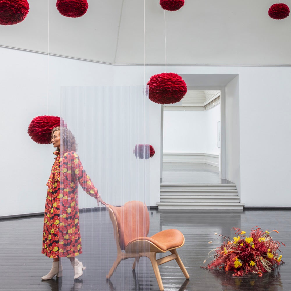 Eos Lampeskærm Medium Ø45 cm Red