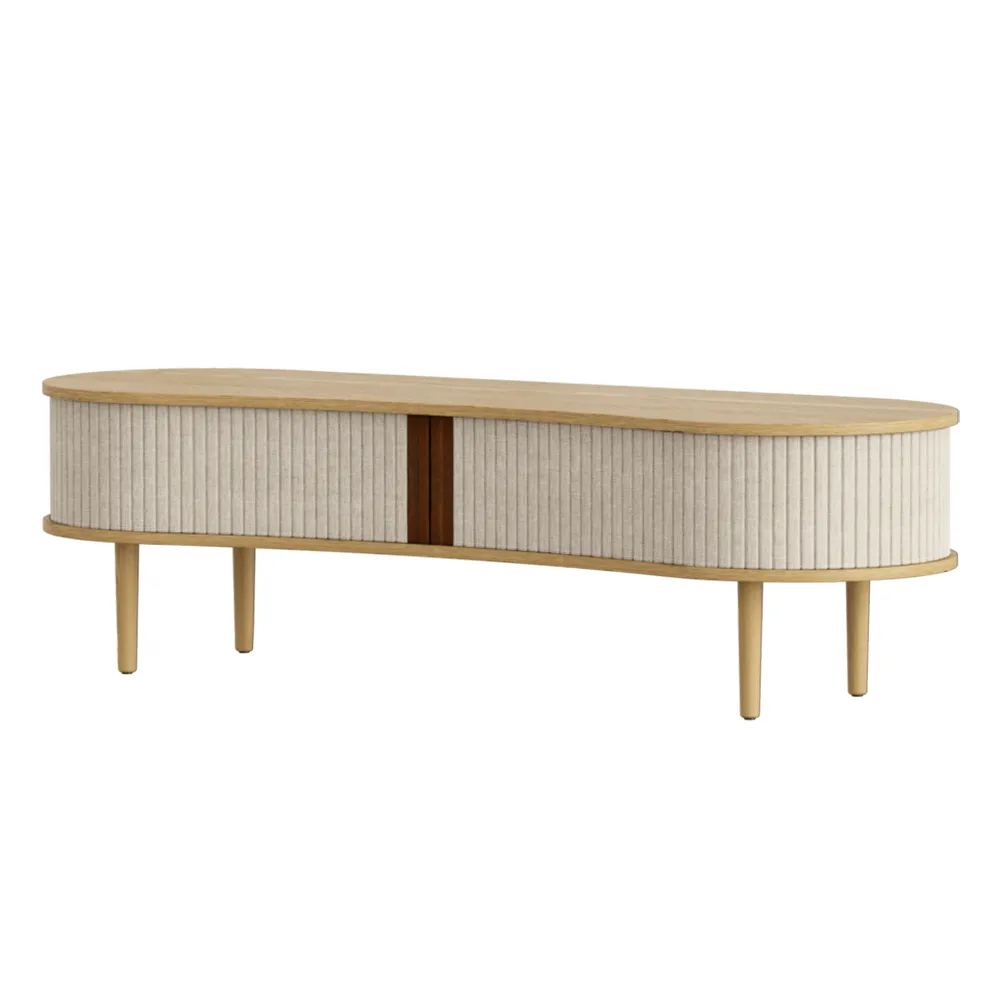 Audacious TV-bord Eg/White Sands