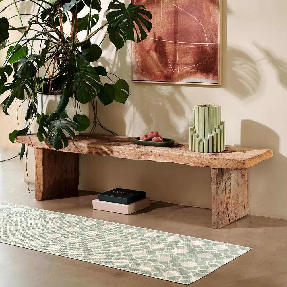 Anya tæppe Misty Mint/Vanilla 70 x 100 cm