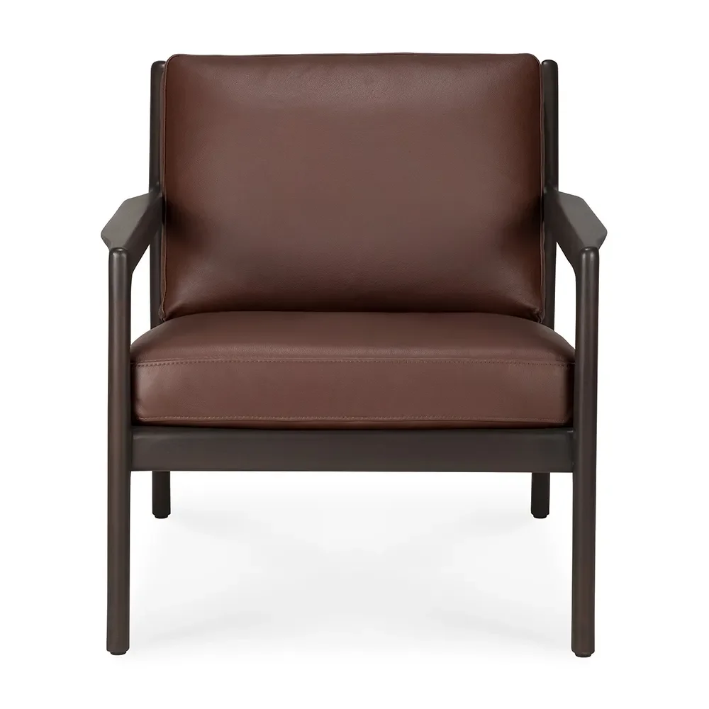 Jack Lænestol Burgundy læder