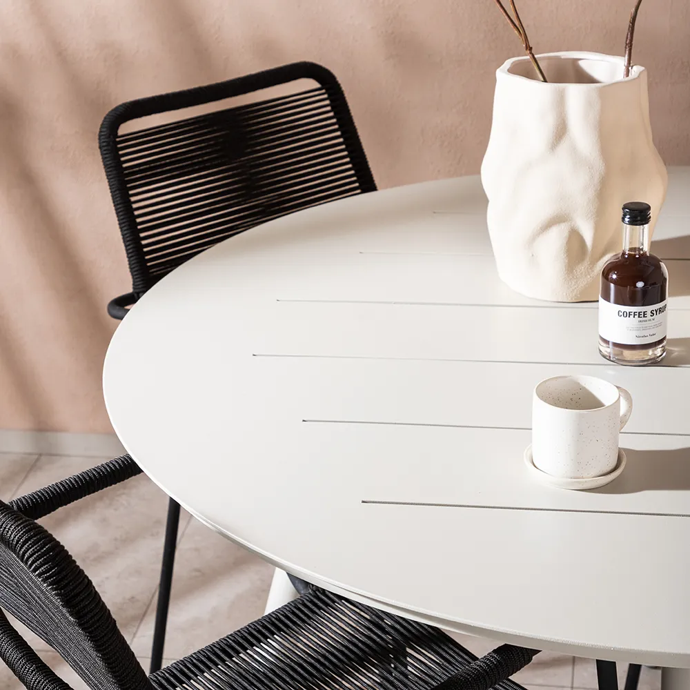 Lina spisebord Ø120 cm Beige 