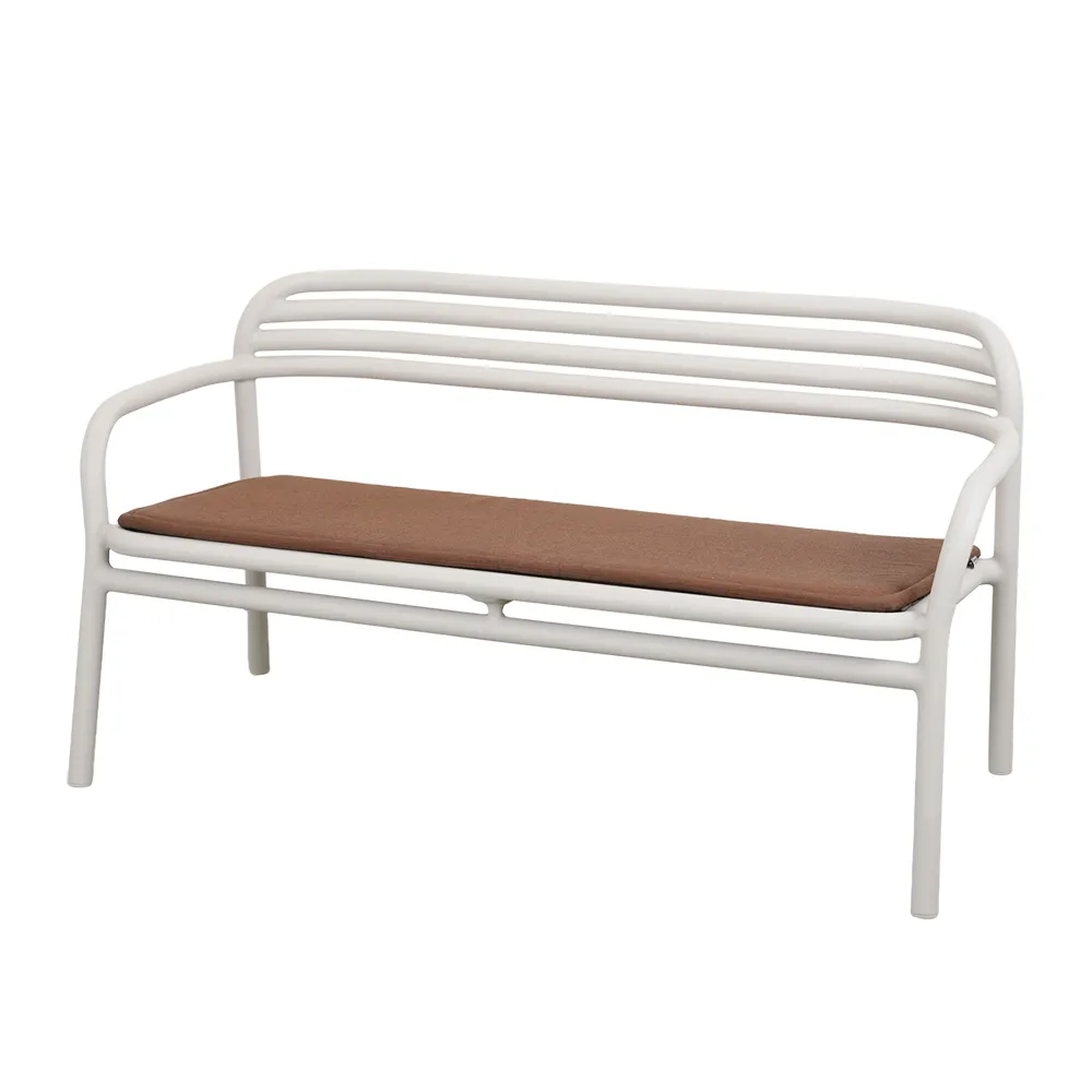 Bliss sofa, stabelbar Sand, aluminium