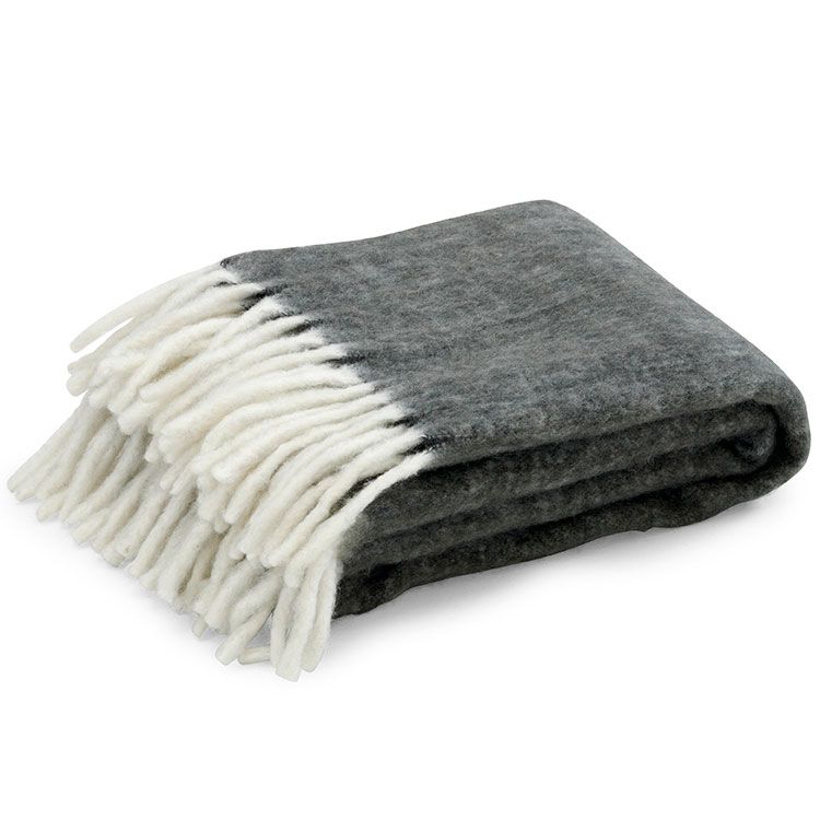 Handzame Plaid Lysegrå Brafab