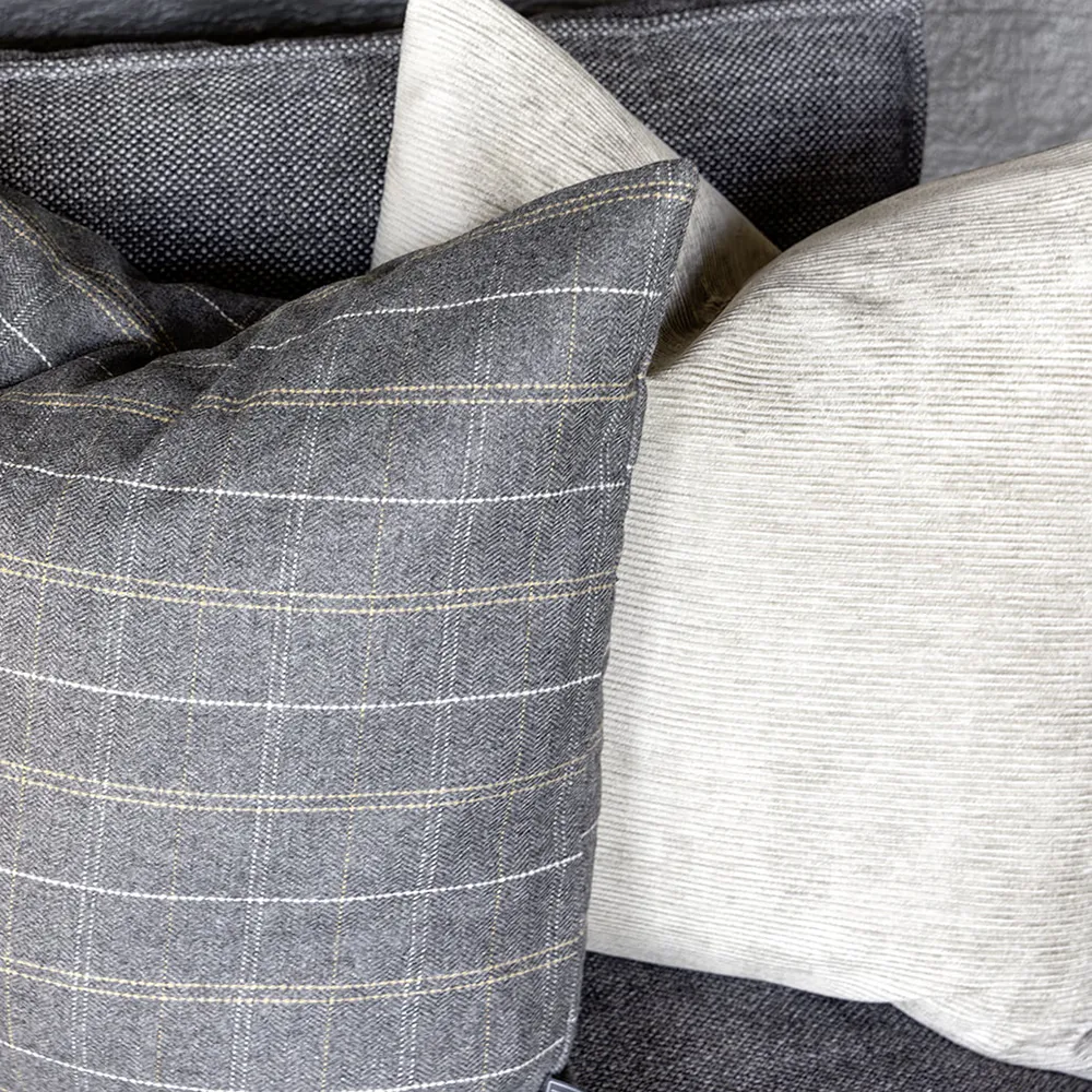 Edinburgh Graphite pudebetræk 50x50 cm 