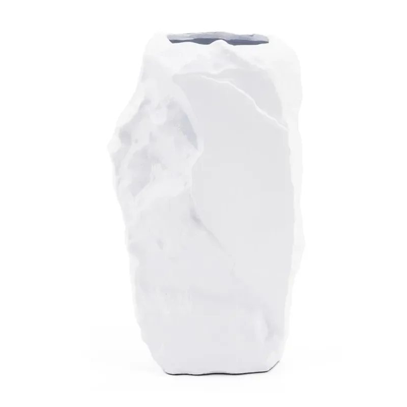 Pedra large 21x17,5x43 cm aluminium hvid