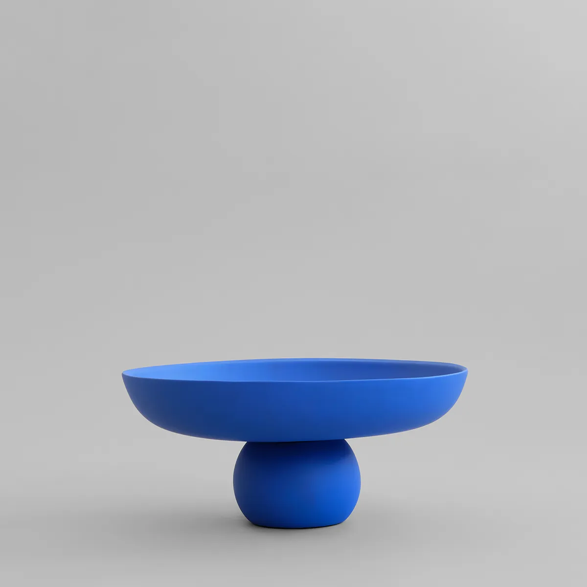 Håndmalet dekorationsskål Baburu Big Marrakech Blue Ø 43 cm