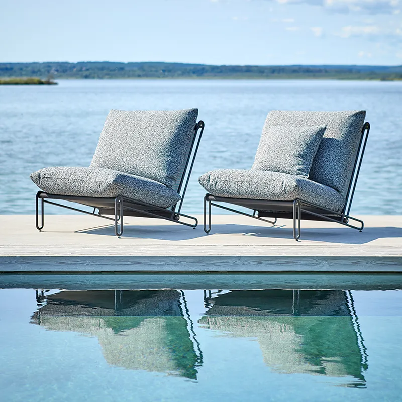 Blixt lænestol Sort / Teddy ant