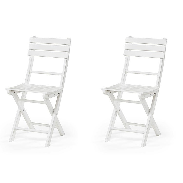 Hillerstorp, Åre klapstol hvid akacie 2-pakke