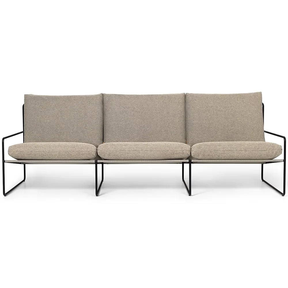 Desert 3-personers sofa Black/Dark Sand
