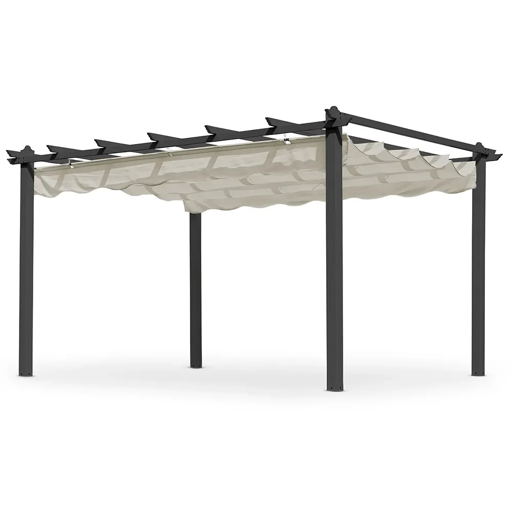 Skanör Paviljong 300x400 cm sort/sand