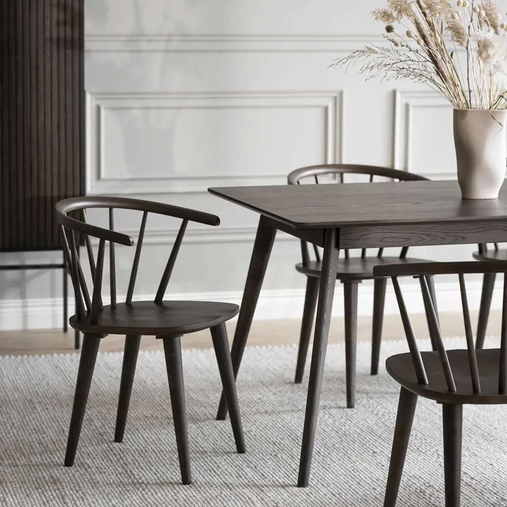 Carmen spisebordsstol brun