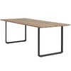 70/70 Spisebord 225x90 cm Sapele Mahogany/Anthracite Black