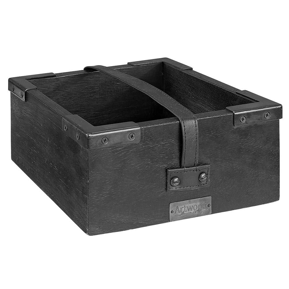 Artwood, Servietholder/Kasse Sort Artwood