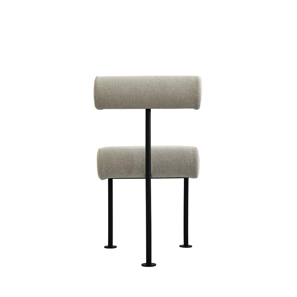 Hiro Spisestol Sort Stel - Hør