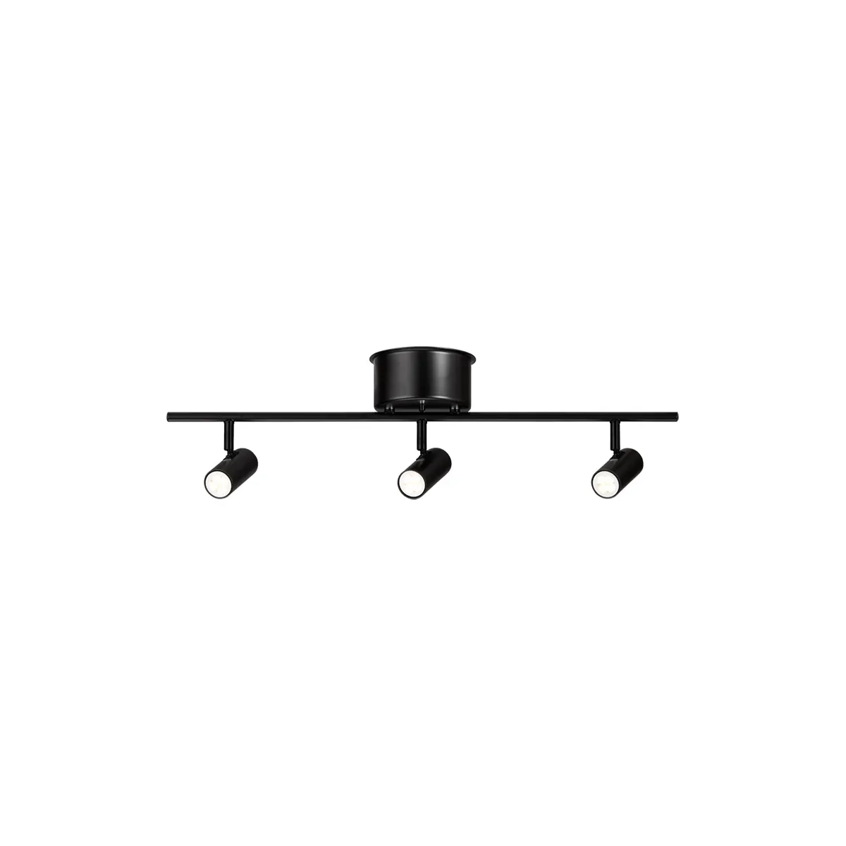 Cato spotlightskinne 3 metal mat sort