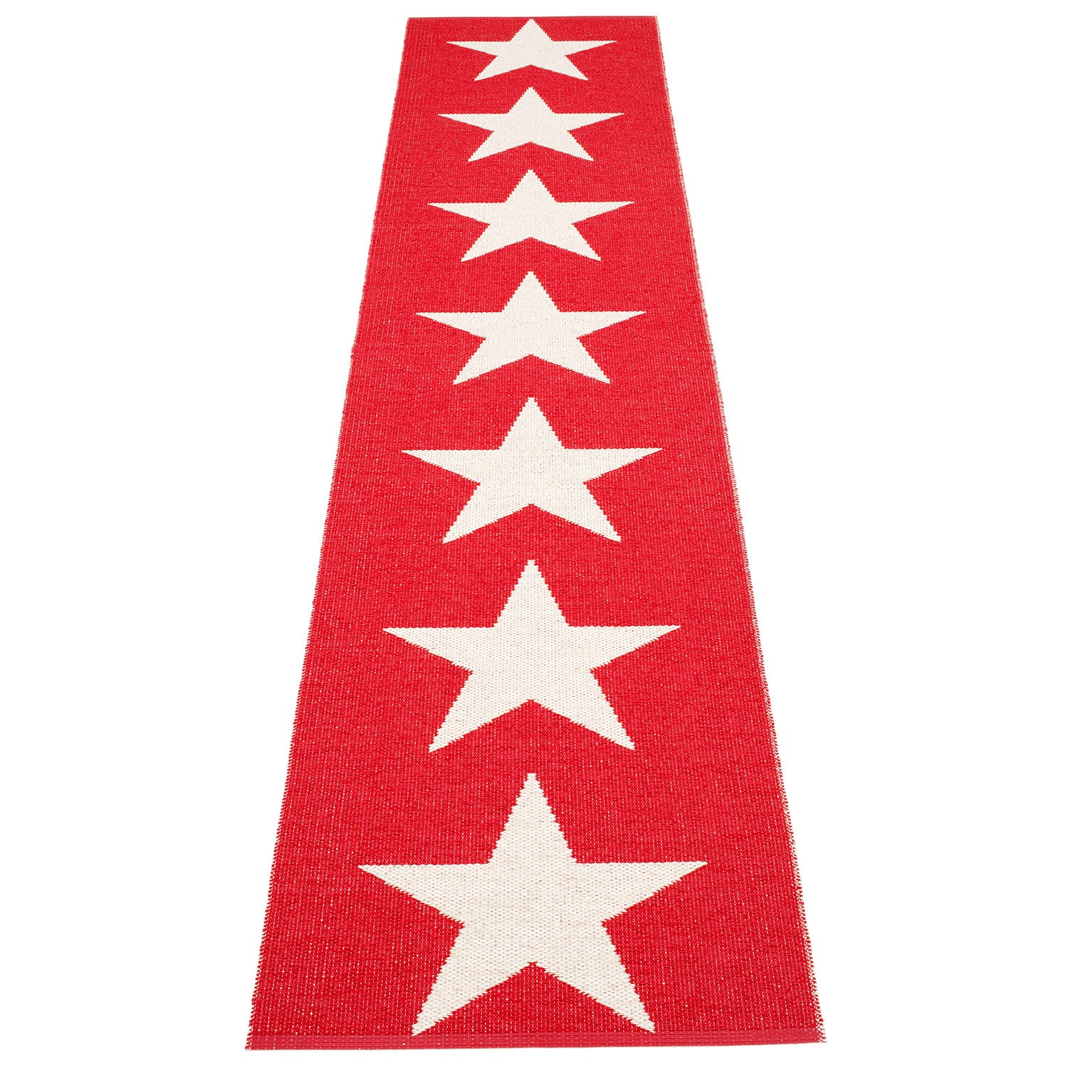 Pappelina, Viggo tæppe 70x350 cm one red / vanilla