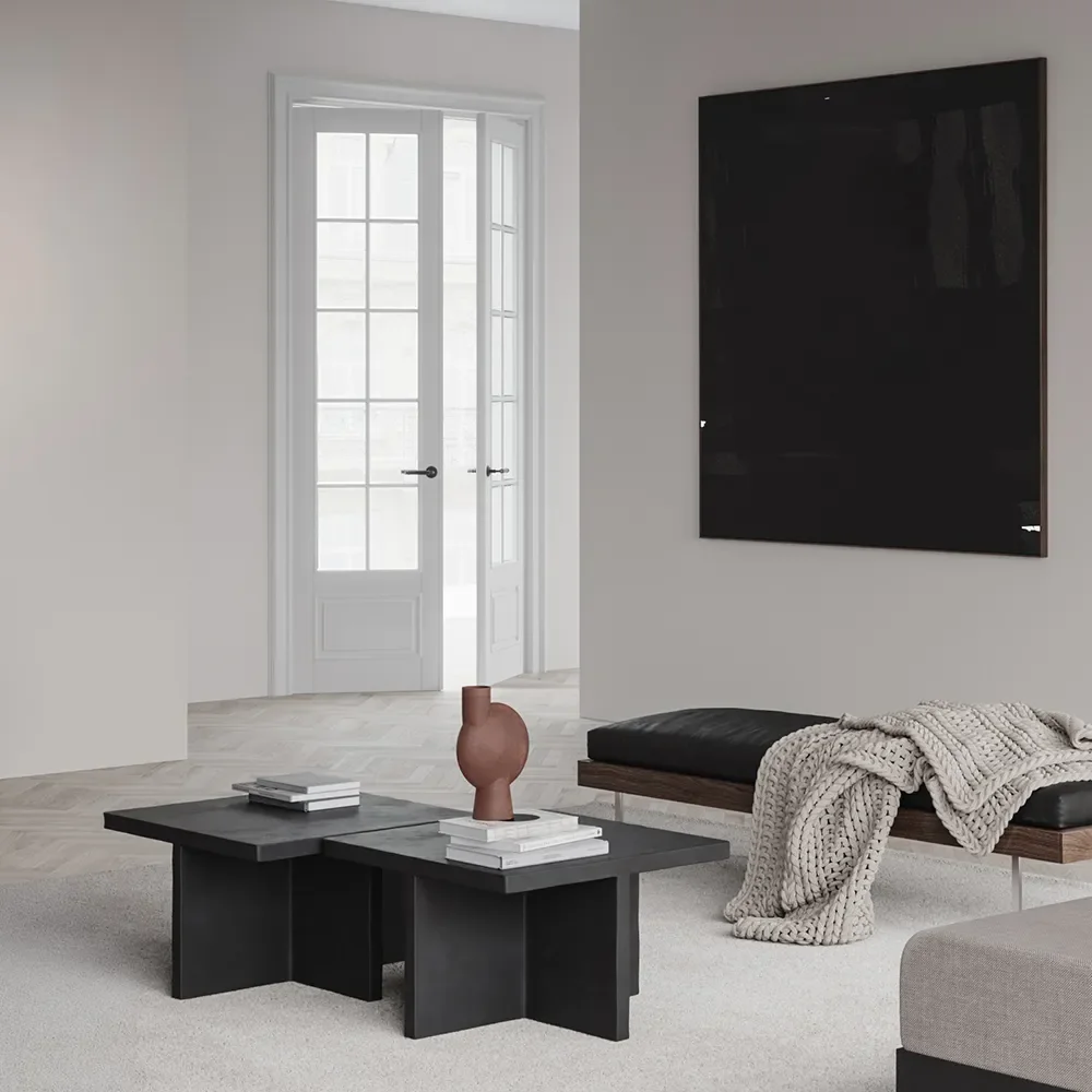 Brutus sofabord - Kaffe