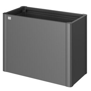 Belvedere plantebed maxi størrelse 100 metallisk mørkegrå