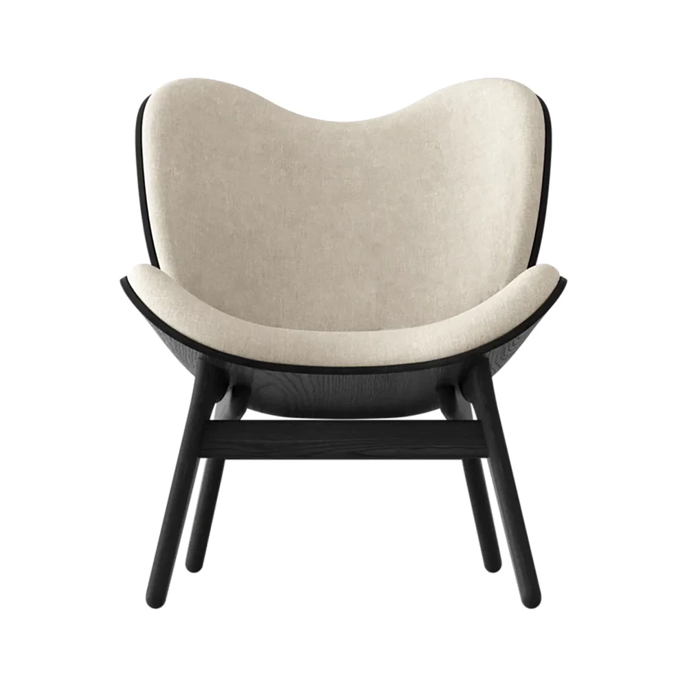 Umage, A Conversation Piece Hvilestol Black Oak/White Sands