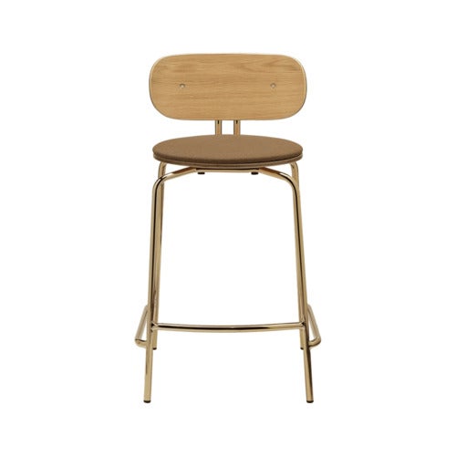 Curious Lav Barstol Eg/Messing Sugar Brown