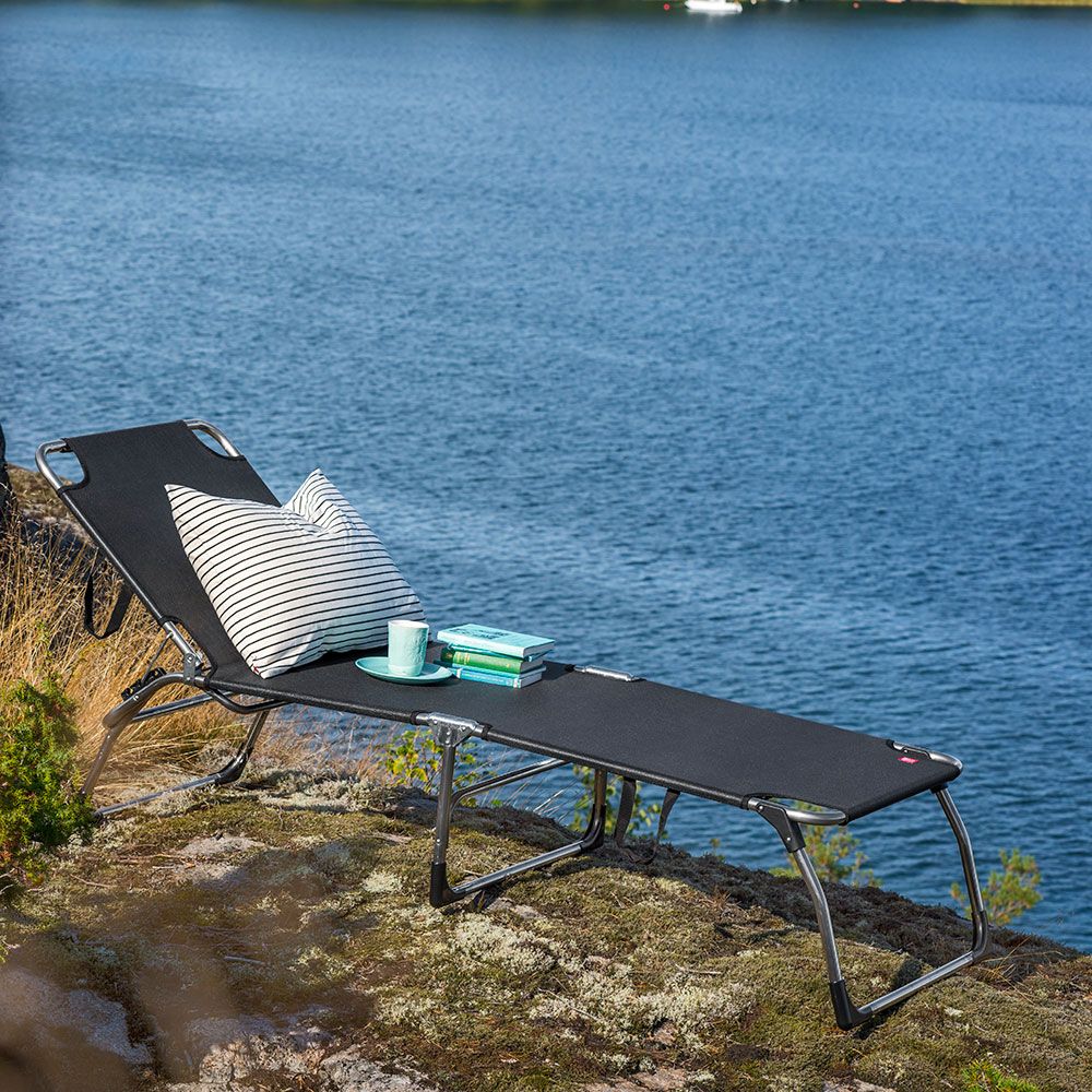 Amigo solseng xxl hvid/grå aluminium/textilene 