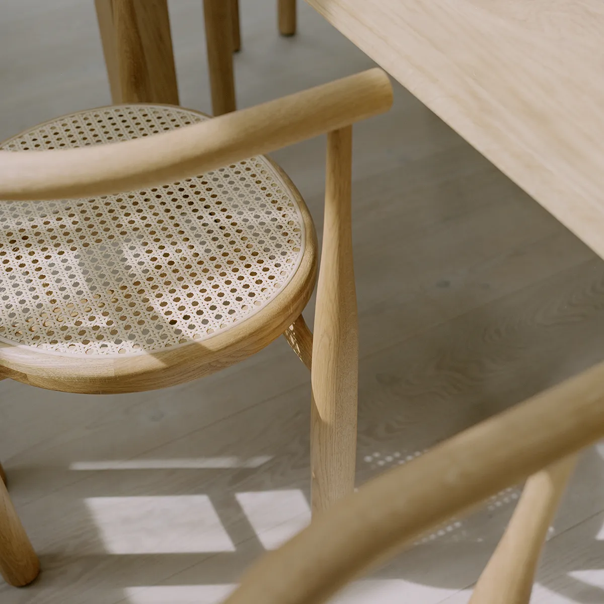 Spisebordsstol Bukowski Rattan Eg med armlæn