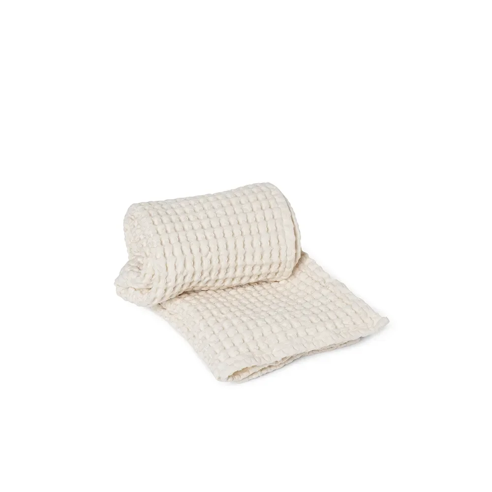 Ferm Living, Håndklæde i Økologisk Bomuld Off-White