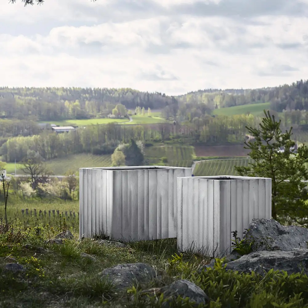 Plantepotte Søjle nr. 1 naturlig