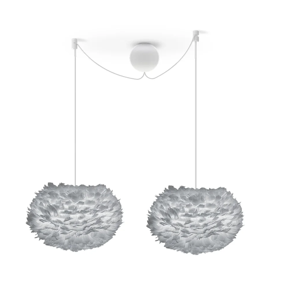 Eos Lampeskærm Medium Ø45 cm Light Grey