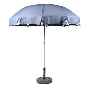Parasol 220 cm med kvaster lightblue 32