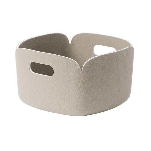 Restore Basket opbevaringskasse 28 x 28 cm - Sand 