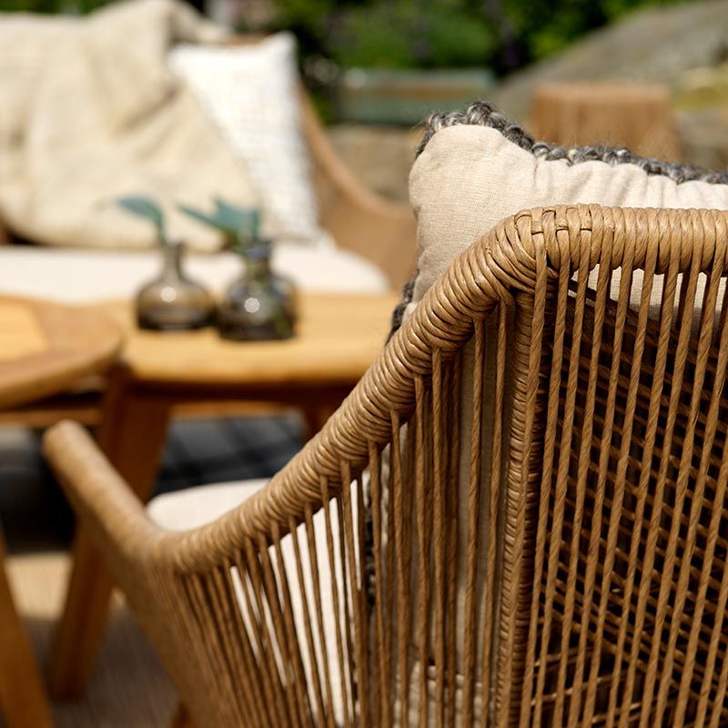 Hassel Lænestol Teak/Polyrattan Brafab