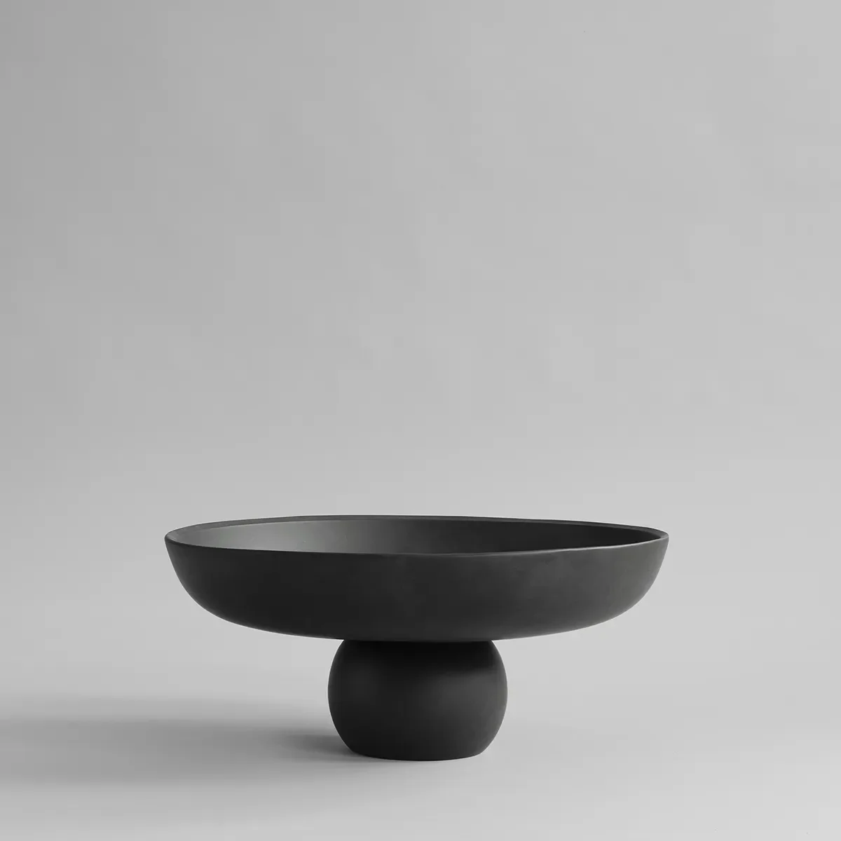 Håndmalet dekorationsskål Baburu Big Black Ø 43 cm