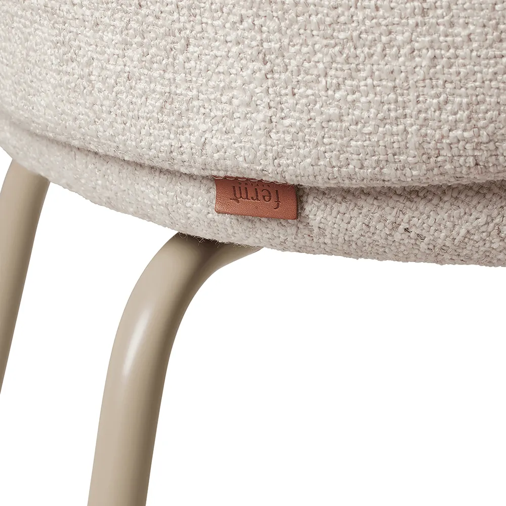 Rico Spisebordsstol Cashmere Bouclé - Off-white