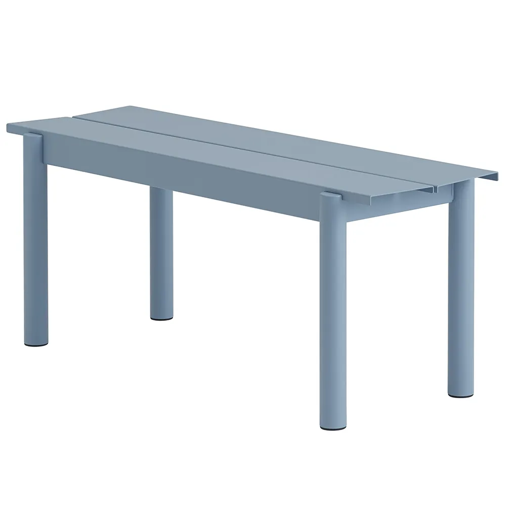 Muuto, Linear Steel Bænk 110x34 cm Pale Blue