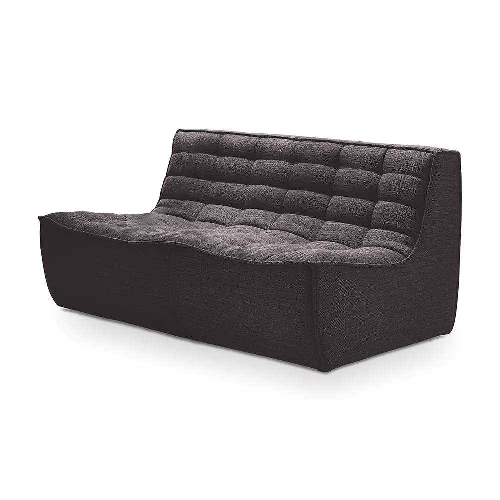 N701 2-personers sofa Dark Grey