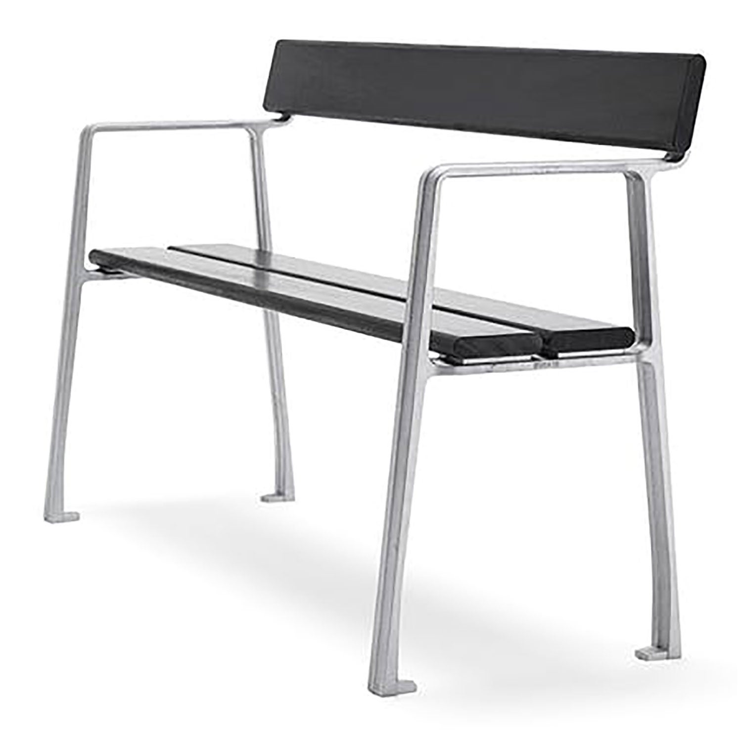 Piccolo sofa, natur/sortbejdset mahogni