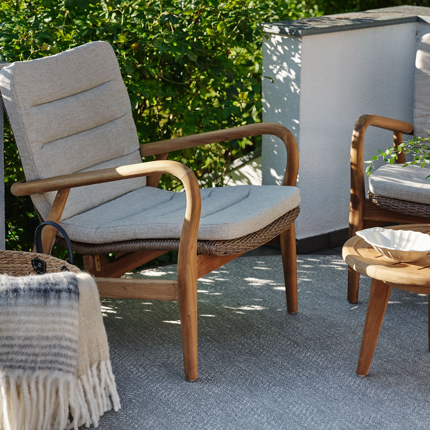 Lilja Lænestol Natur/Beige Brafab