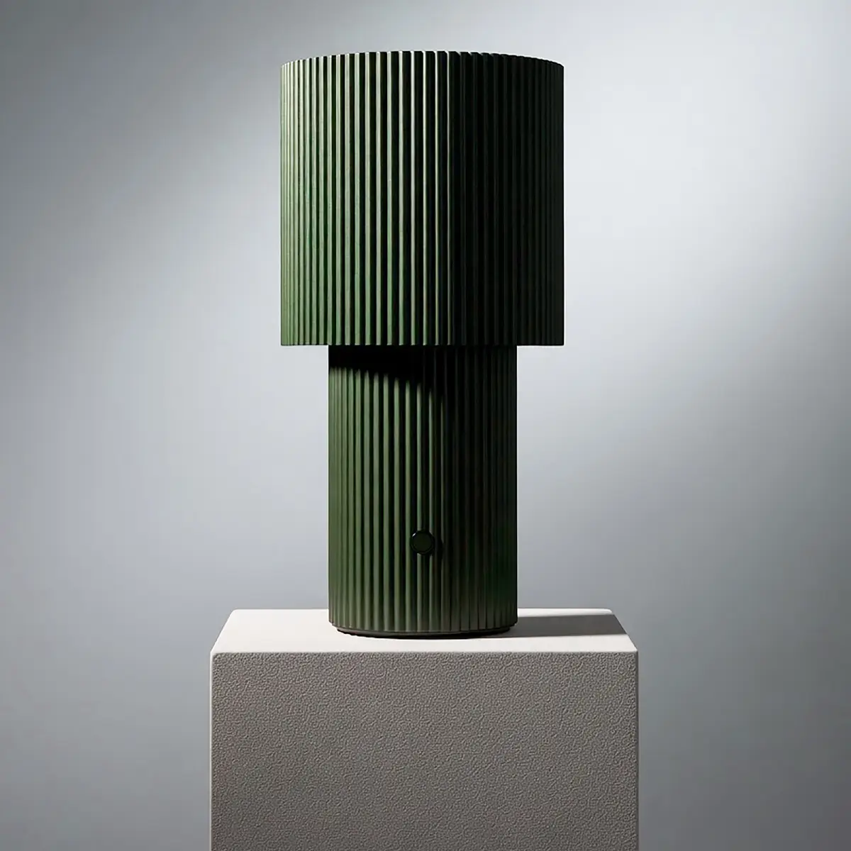 Iluma bærbar bordlampe Ø12,2 x H22,1 cm Metal olivengrøn