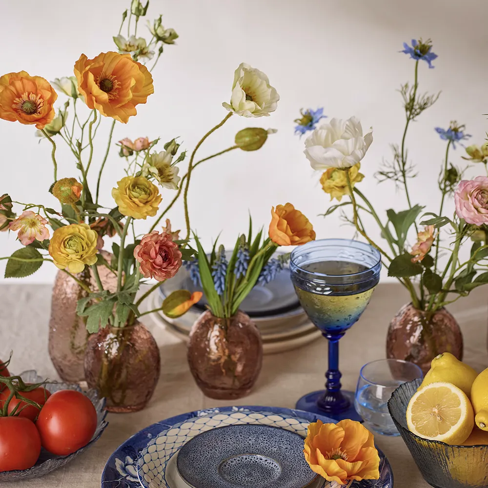 Ranunkel afskåret blomst 45 cm flerfarvet