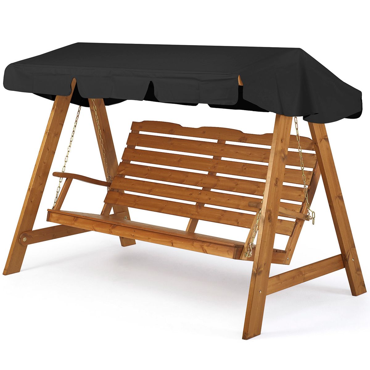 Dalom hængesofa brun fyrretræ 