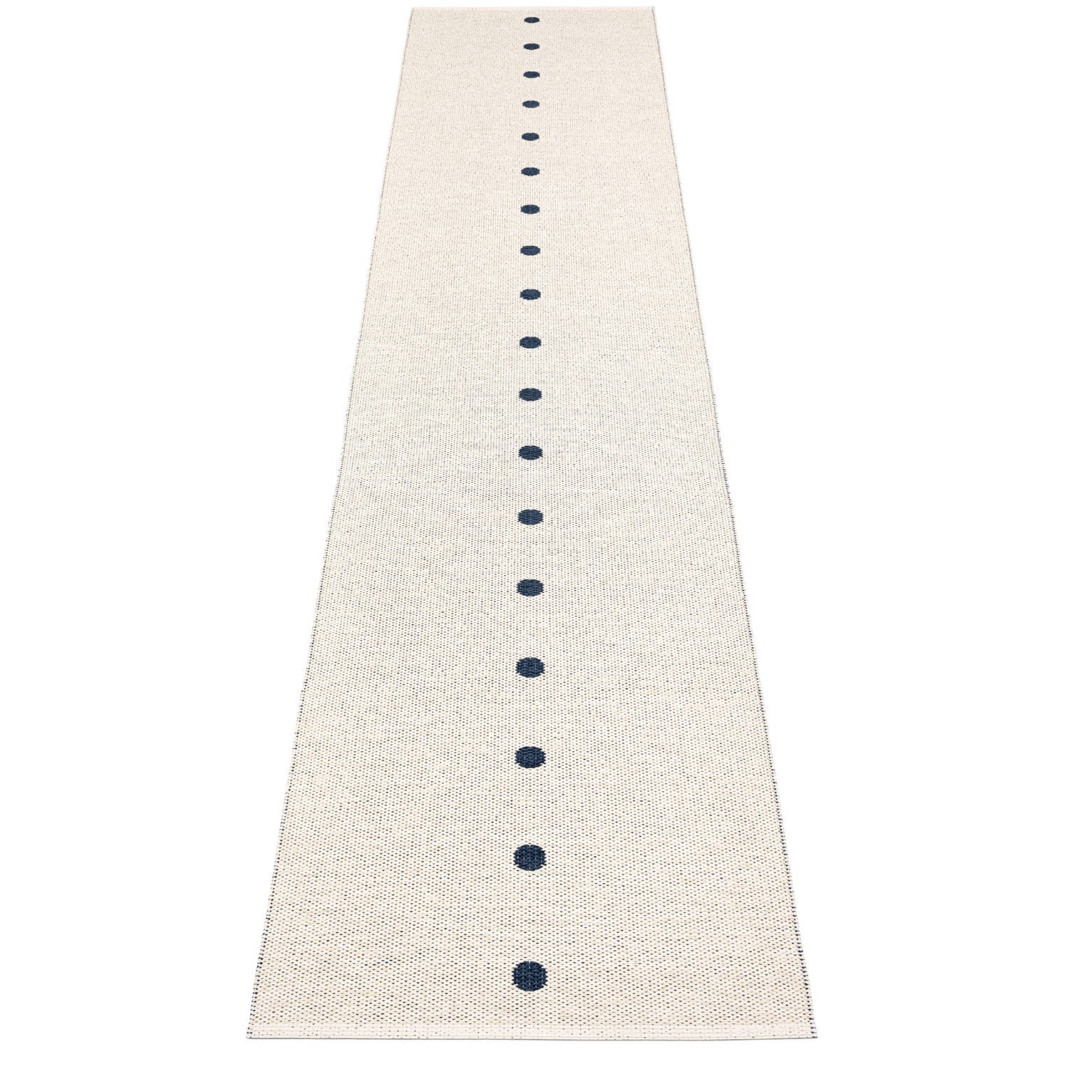 Peg tæppe 70x360 cm dark blue / vanilla 