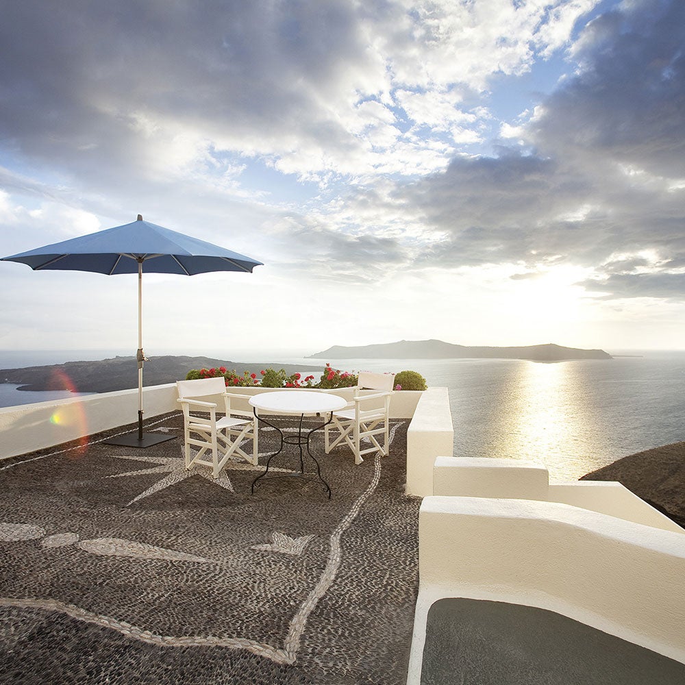 Alu-twist parasoll 330 cm #151 ash 