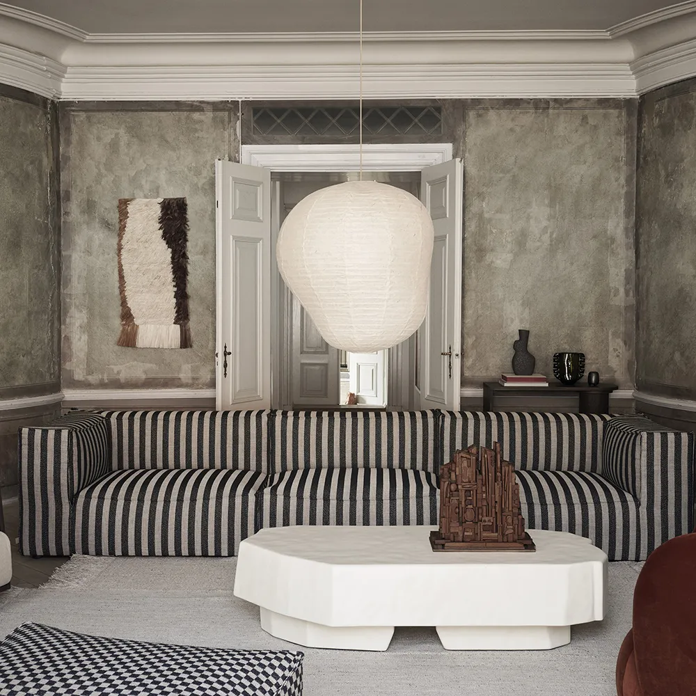 Catena Sofa Center S100 - Louisiana - Sand/Black