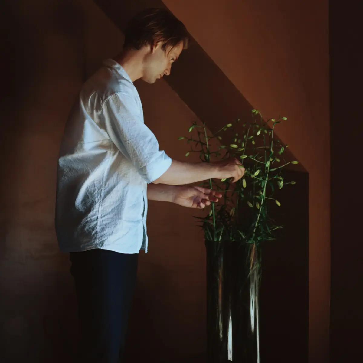 Aer Vase - H33 cm - Røg