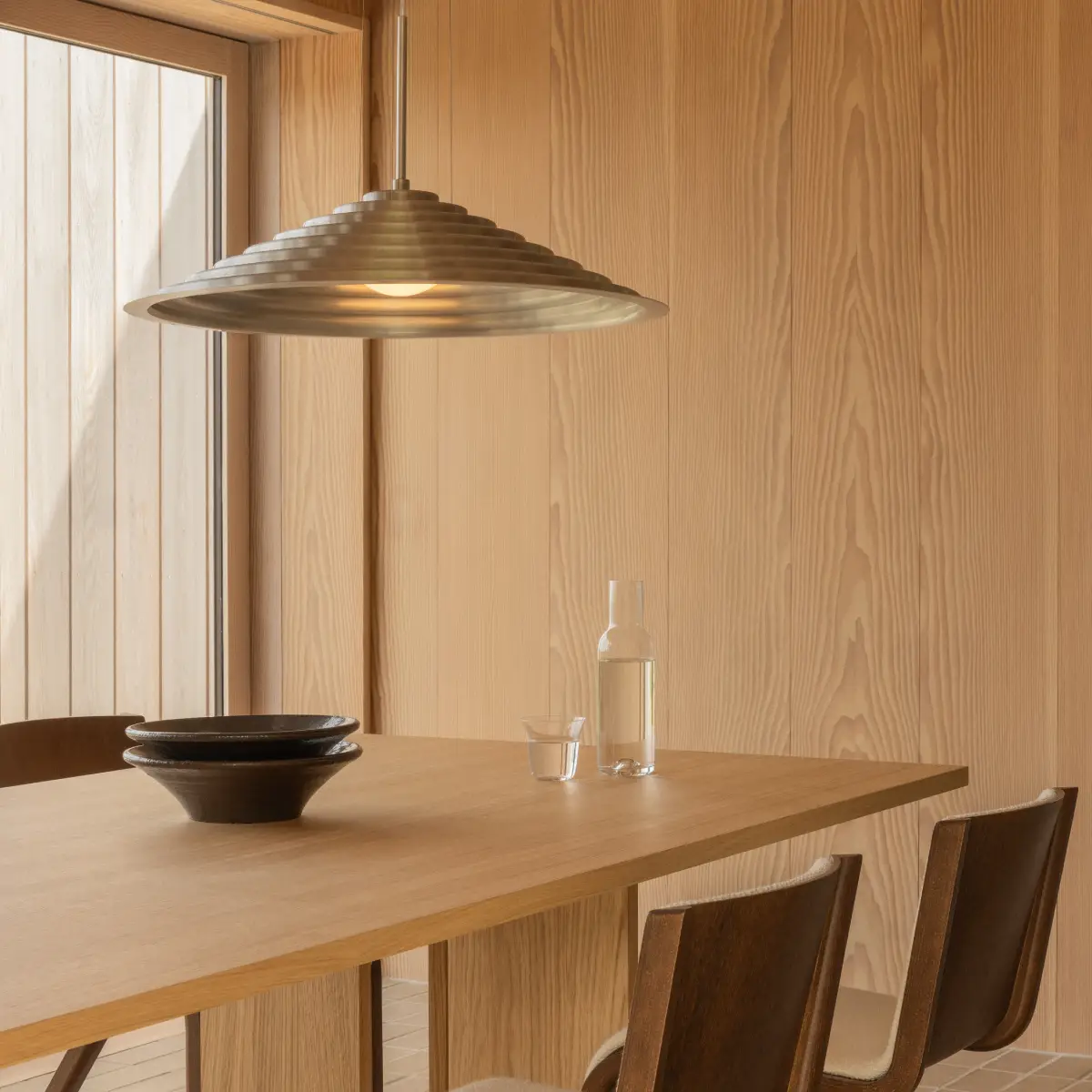 Chancery Loftlampe Børstet Aluminium Ø75 cm