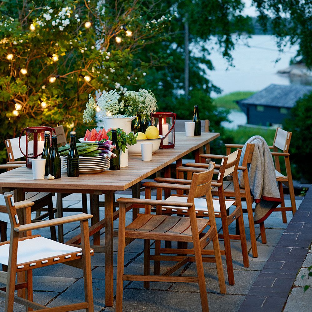 Djurö Spisebordssæt Teak Skargaarden