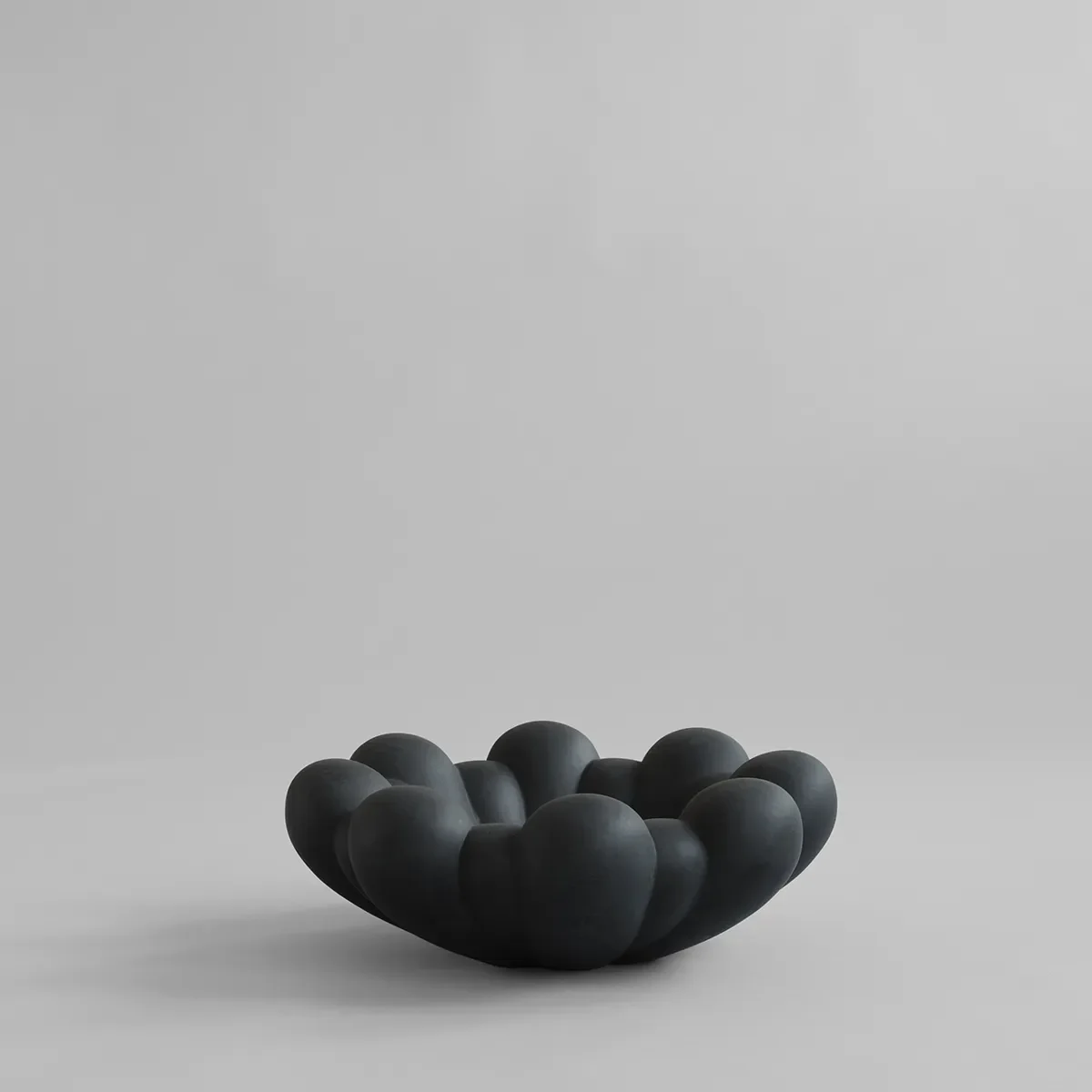 Håndlavet Dekorationsskål Bloom Black Ø 44 cm
